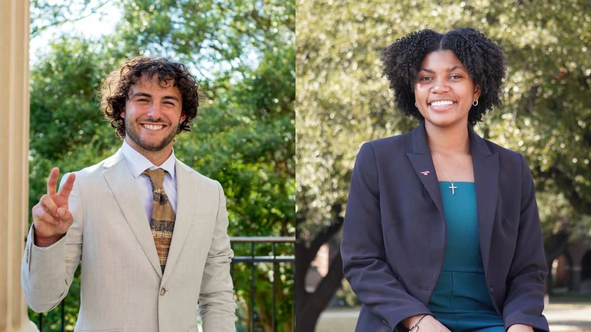 Omar Jaber and Jazmin Darjean are running to be vice president in the 112th Student Senate. 
